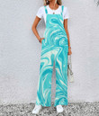 Women's Jumpsuit - Turquoise Marble Best Gift For Women - Gifts She'll Love A7 | Africazone