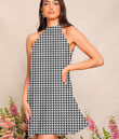 Women's Halter Dress - Houndstooth Pattern Fashion Style Never Out Of Date Best Gift For Women - Gifts She'll Love A7