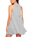 Women's Halter Dress - Houndstooth Pattern Style Best Gift For Women - Gifts She'll Love A7