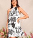 Women's Halter Dress - Hawaiian Vacation Pattern Best Gift For Women - Gifts She'll Love A7