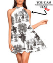 Women's Halter Dress - Hawaiian Vacation Pattern Best Gift For Women - Gifts She'll Love A7 | 1sttheworld