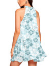 Women's Halter Dress - Hibiscus Seamless Best Gift For Women - Gifts She'll Love A7