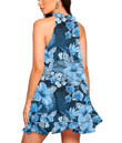 Women's Halter Dress - Tropic Pattern Beautiful Collage Floral Best Gift For Women - Gifts She'll Love A7
