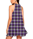 Women's Halter Dress - MacDonald Dress Modern Tartan Best Gift For Women - Gifts She'll Love A7