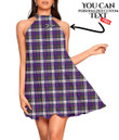 Women's Halter Dress - MacDonald Dress Modern Tartan Best Gift For Women - Gifts She'll Love A7 | 1sttheworld