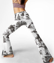 Women's Flare Yoga Pants - Hawaiian Vacation Pattern Best Gift For Women - Gifts She'll Love A7