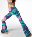 Women's Flare Yoga Pants - Tropical Palm Leaves Jungle Leaves Best Gift For Women - Gifts She'll Love A7