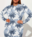 Women's Plunging Neck Jumpsuit - Cool Summer Tropical Palm Trees Best Gift For Women - Gifts She'll Love A7