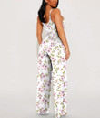 Women's V-Neck Cami Jumpsuit - Gorgeous Blooming Sakura Best Gift For Women - Gifts She'll Love A7