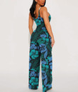 Women's V-Neck Cami Jumpsuit - Aloha Hawaiian Tropical Flowers Best Gift For Women - Gifts She'll Love A7