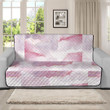 Sofa Protector - Alluring Pastel Pink Sofa Protector Handcrafted to the Highest Quality Standards A7