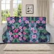 Sofa Protector - Cool Tropical Hibiscus Flowers Sofa Protector Handcrafted to the Highest Quality Standards A7