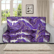 Sofa Protector - Alluring Purple Marble Sofa Protector Handcrafted to the Highest Quality Standards A7