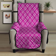 Sofa Protector - Girly Pink Tartan Plaid Sofa Protector Handcrafted to the Highest Quality Standards A7
