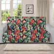 Sofa Protector - Exotic Tropical Flowers Artwork Sofa Protector Handcrafted to the Highest Quality Standards A7