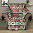 Sofa Protector - Seamless Ethnic Mix Tropical Flower Sofa Protector Handcrafted to the Highest Quality Standards A7 | Africazone