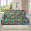 Sofa Protector - Tropical Hawaiian Pattern With Snakes Sofa Protector Handcrafted to the Highest Quality Standards A7