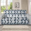 Sofa Protector - Hibiscus And Frangipani Flowers Abstract Sofa Protector Handcrafted to the Highest Quality Standards A7