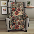 Sofa Protector - Hawaiian Style Tribal Fabric Patchwork Abstract Vintage Sofa Protector Handcrafted to the Highest Quality Standards A7