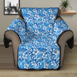 Sofa Protector - Tropical Blue Abstract Repeat Pattern Sofa Protector Handcrafted to the Highest Quality Standards A7 | Africazone