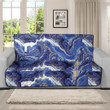 Sofa Protector - Peace Blue Marble Sofa Protector Handcrafted to the Highest Quality Standards A7
