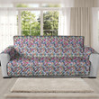 Sofa Protector - Majestic Multicolor Small Flowers Sofa Protector Handcrafted to the Highest Quality Standards A7
