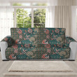 Sofa Protector - Majestic Floral Pattern With Paisley And Indian Flower Motifs Sofa Protector Handcrafted to the Highest Quality Standards A7