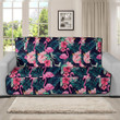 Sofa Protector - Pink Flamingos Tropical Flowers Sofa Protector Handcrafted to the Highest Quality Standards A7