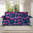 Sofa Protector - Tropical Leaves And Flowers Sofa Protector Handcrafted to the Highest Quality Standards A7