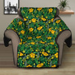 Sofa Protector - Yellow Flowers Palm Leaves Jungle Leaf Sofa Protector Handcrafted to the Highest Quality Standards A7 | Africazone