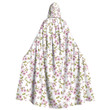 Cloak - Gorgeous Blooming Sakura Unisex Microfiber Hooded Cloak A7 | Africazone
