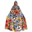 Cloak - Tropical Seamless Flowers And Palm Leaves Unisex Microfiber Hooded Cloak A7 | Africazone