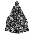 Cloak - Vintage Floral Simple and Delicate Unisex Microfiber Hooded Cloak A7 | Africazone