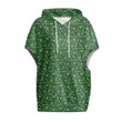Cloak - Celtic Shamrock Women's Knitted Fleece Cloak With Kangaroo Pocket A7 | Africazone