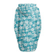 Cloak - Tropical Beach Palm And Hibiscus Women's Knitted Fleece Cloak With Kangaroo Pocket A7