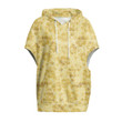 Cloak - Grunge Hibiscuse Women's Knitted Fleece Cloak With Kangaroo Pocket A7 | Africazone