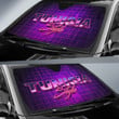 Tunisia Auto Sun Shades - Tunisia Car Auto Sun Shades Retro Neon 80s Style A7