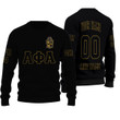Getteestore Knitted Sweater - (Custom) Alpha Phi Alpha Fraternity (Black) Letters A31