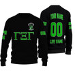 Getteestore Knitted Sweater - (Custom) Gamma Xi Gamma Military Fraternity (Black) Letters A31