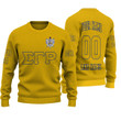 Getteestore Knitted Sweater - (Custom) Sigma Gamma Rho Sorority (Yellow) Letters A31