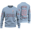 Getteestore Knitted Sweater - (Custom) Sigma Beta Xi Sorority (Blue) Letters A31