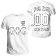 Getteestore T-shirt - (Custom) Groove Phi Groove Social Fellowship (White) Letters A31