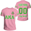 Getteestore T-shirt - (Custom) AKA Sorority (Pink) Letters A31