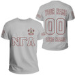 Getteestore T-shirt - (Custom) Nu Gamma Alpha Fraternity (Grey) Letters A31