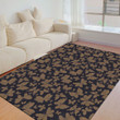 Floor Mat - Butterfly Pattern Gold Version Foldable Rectangular Thickened Floor Mat A7 | Africazone