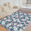 Floor Mat - Exotic Tropical Flower Foldable Rectangular Thickened Floor Mat A7 | Africazone
