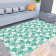 Floor Mat - Seamless Hawaiian Aloha Camouflage Foldable Rectangular Thickened Floor Mat A7