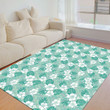 Floor Mat - Seamless Hawaiian Aloha Camouflage Foldable Rectangular Thickened Floor Mat A7 | Africazone