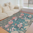 Floor Mat - Majestic Floral Pattern With Paisley And Indian Flower Motifs Foldable Rectangular Thickened Floor Mat A7 | Africazone