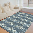 Floor Mat - Hawaiian Abstract Floral Foldable Rectangular Thickened Floor Mat A7 | Africazone